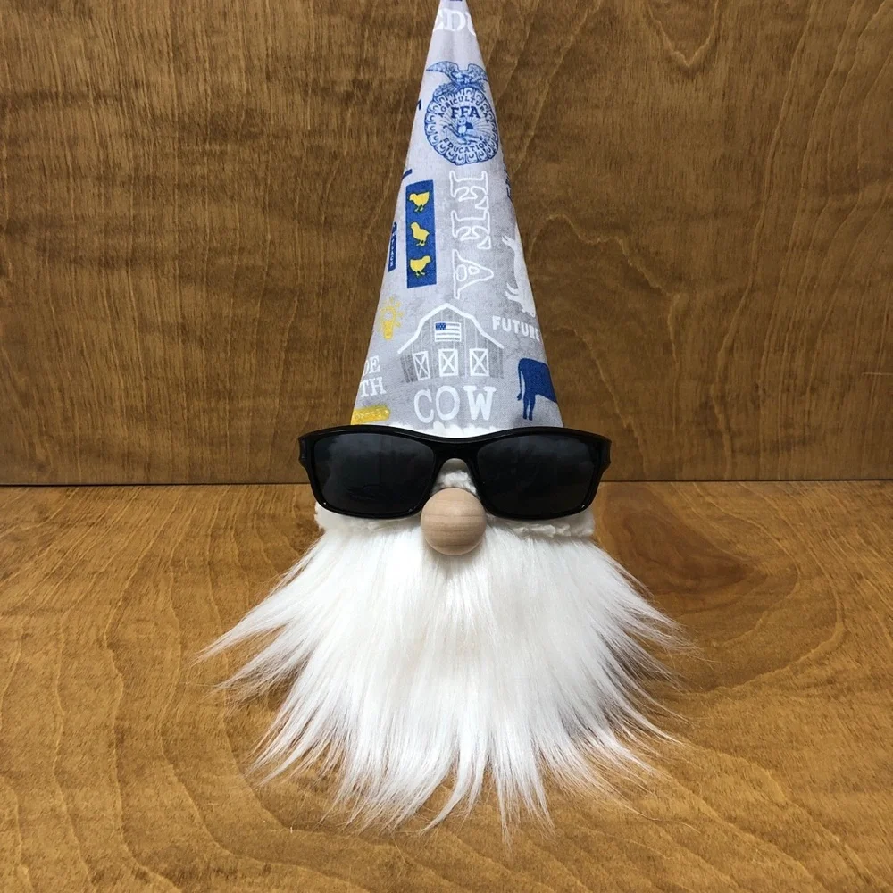 FFA Gnome Gray Future Farmers America Agriculture Leadership Education Animals - Picture 5 of 5